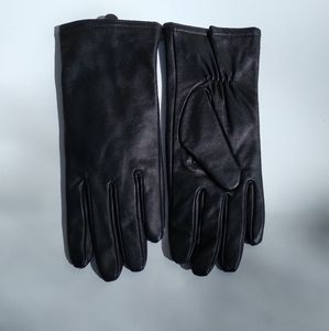 Black leather gloves sz XL NWOT